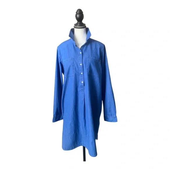 Old Navy denim chambray shirt dress - Picture 2 of 15